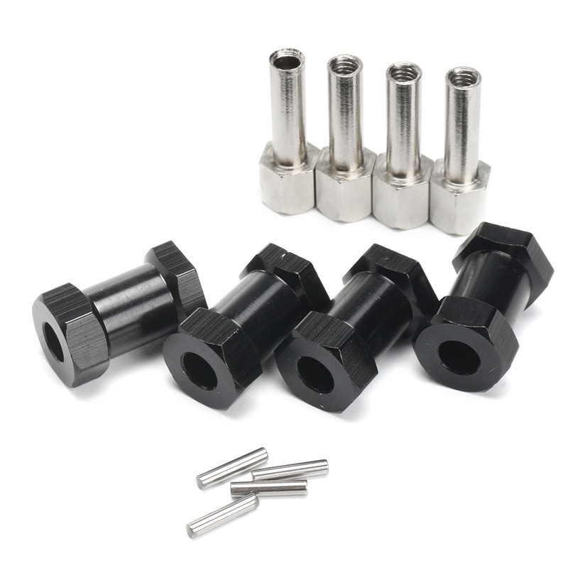 12mm Hub Hex Wheel Drive Adapter 20mm Extension For 1/10 RC Crawler Car Parts SCX10 Wraith