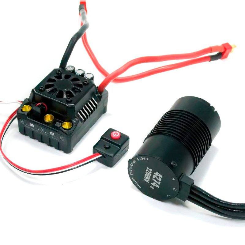 Hobbywing EzRun Max8 v3 150A Waterproof Brushless ESC 2200KV Motor For 1/8 RC Car Parts