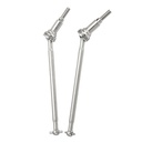Xinlehong 2PCS Front Universal Stainless Steel Drive Shaft Kit for 9125 1/10 RC Car Parts No.25-WJ03