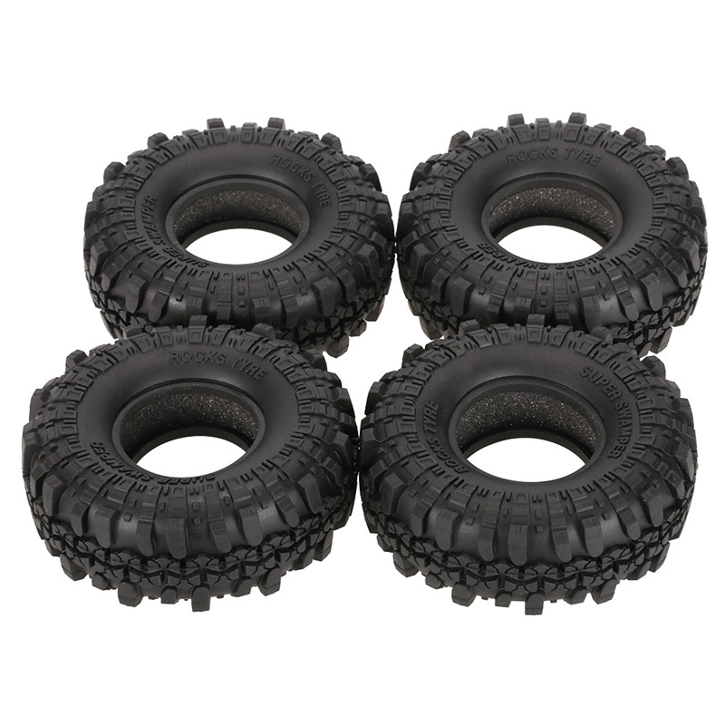 4Pcs AUSTAR AX-4020 1.9 Inch 110mm 1/10 RC Car Tires For D90 SCX10 AXIAL RC4WD TF2 Rock Crawler