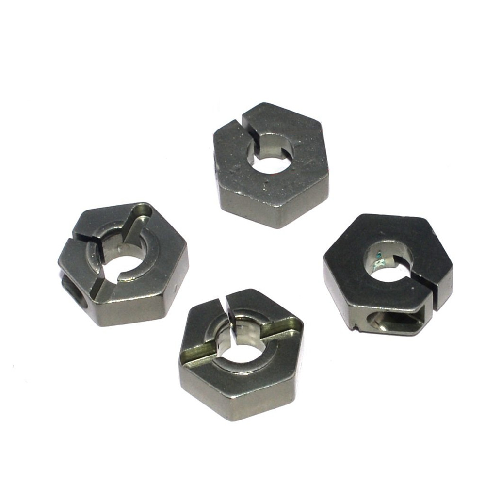 LRP RC Car 1/10 Aluminium Wheel Adapter Blue 4pcs ART 122503