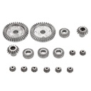 16PCS Upgrade Metal Gear for Wltoys 12428-A 12428-B 12428-C /12423 RC Car Parts