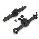 Front +Rear Black Gear Case Set for 1/10 Axle HG P401/P402/P601 Crawler RC Car Truck Parts