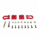 Trailer Hook Chain Tow Buckle Rescue Buckle for 1/10 Axial SCX10 90046 RC4WD D90 CC01 RC Car Parts