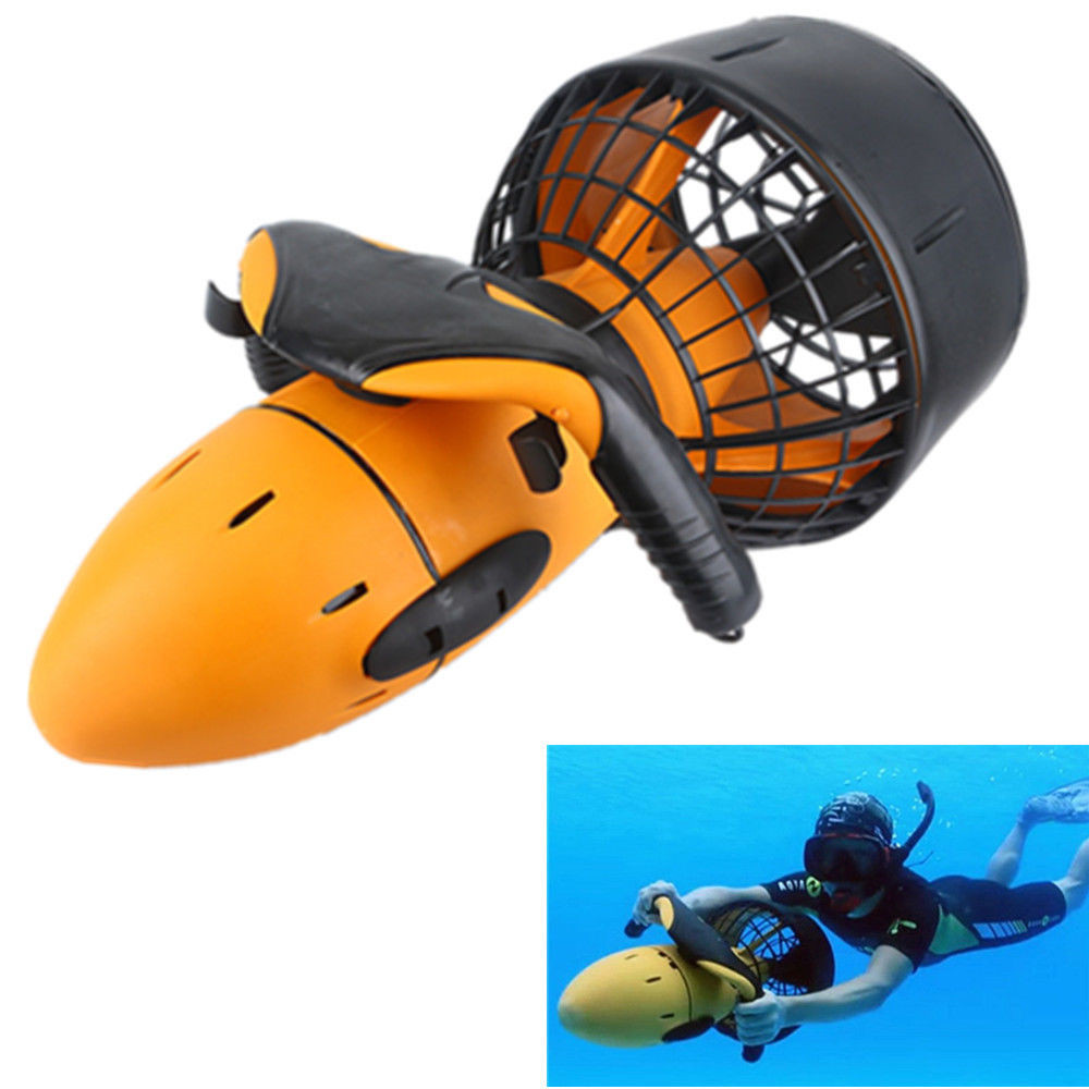 Waterproof Electric 300W Underwater Sea Scooter Dual Speed   Propeller Drving Pool Submarine Toy