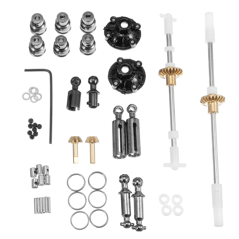 WPL 6WD Metal Gear Bridge And Drive Shaft For B16 1/16 RC Car 