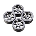 4PCs Wltoys 1/28 K979 K989 Hub Rims RC Car Wheels