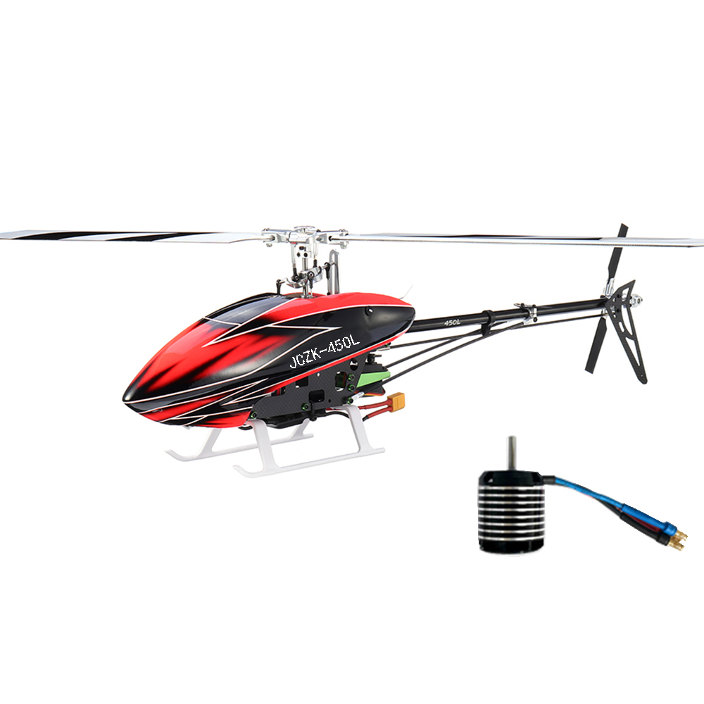 JCZK ASSAULT 450L DFC 6CH 3D Flybarless RC Helicopter Kit With Brushless Motor