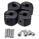 4PCS 10mm Thickness 12mm Widen Metal Adapter for 1/10 SCX10 CC01 WRAITH 90027 90034 Rc Car Parts