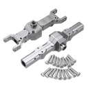 Metal Front+Rear Bridge Axle Shell Set For WPL HengLong 1/16 Military Truck RC Car Part