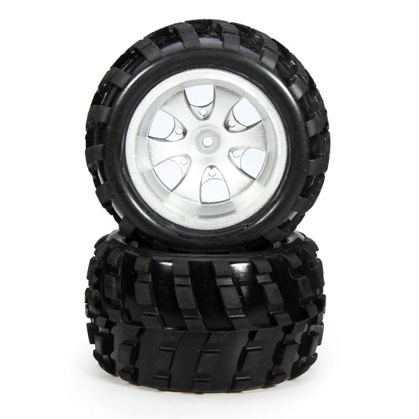 2PCS Wltoys A979 Front Wheel Left Side Tires RC Car Spare Parts A979-01