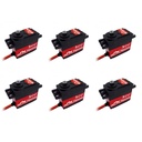 6PCS JX Servo PDI-6225MG-300 Degree PDI-6225MG 25kg Metal Gear Digital Servo For RC Airplane