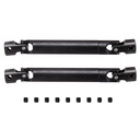 2PCS Black For Metal Drive Shaft 90-115mm 110-155mm 1/10 SCX10 D90 RC Car
