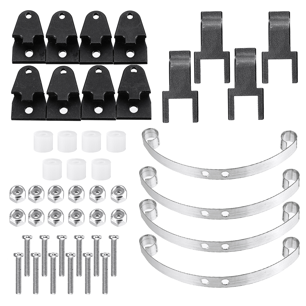 WPL 1/16 Metal Earring And Shock Adapter Board For B1 B16 B24 B36 RC Car Parts Black