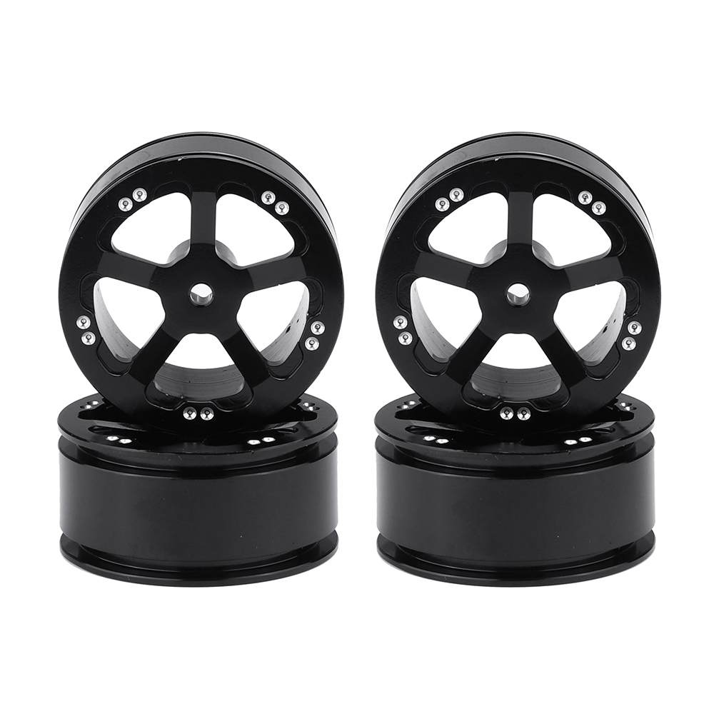 4PCS WPL Upgraded Aluminum Wheel Hub for B1 B16 B24 B36 C14 C24 1/16 Rc Car Parts