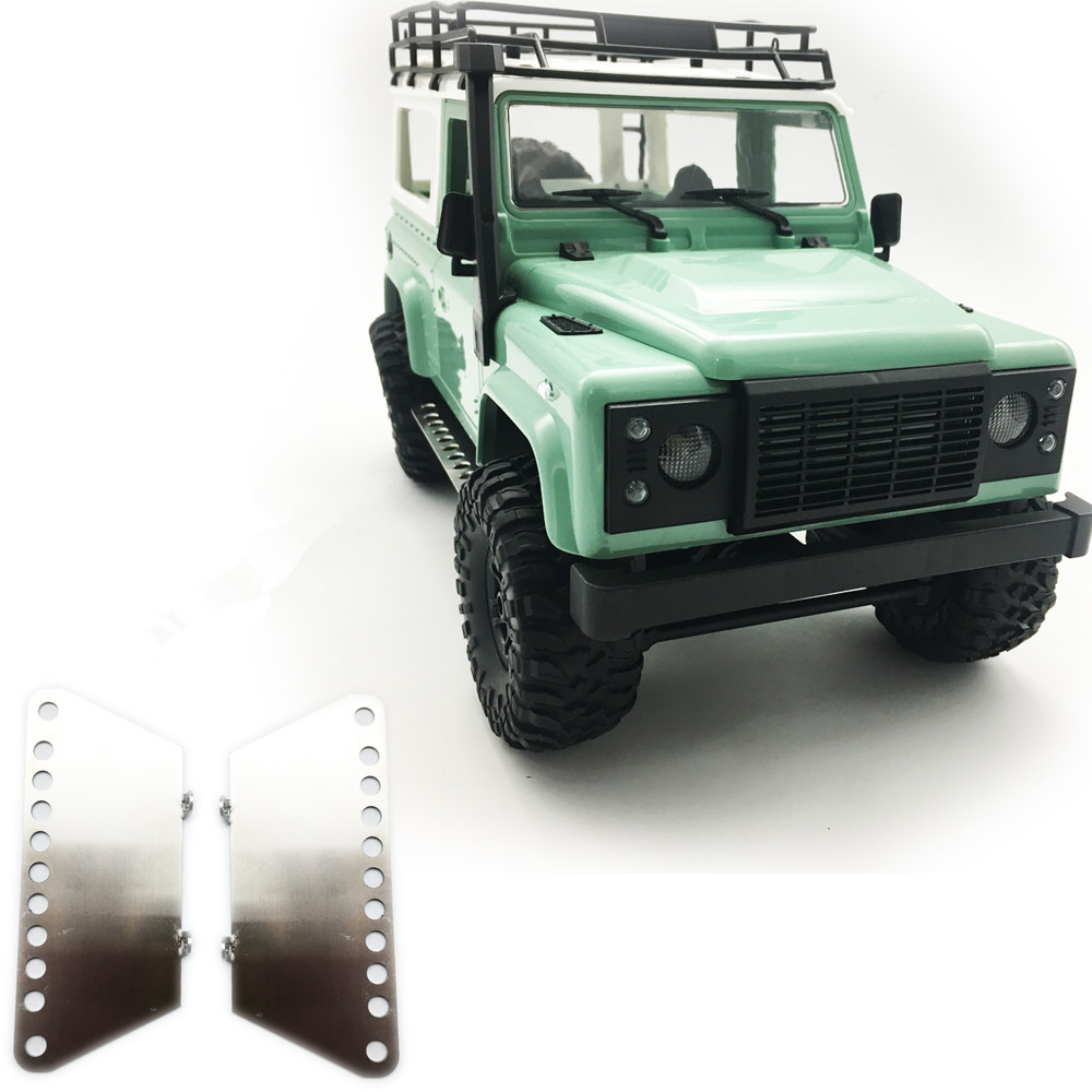 2PCS MN-90 1/12 Upgraded Rc Car Spare Parts Metal Side Pedal Plate