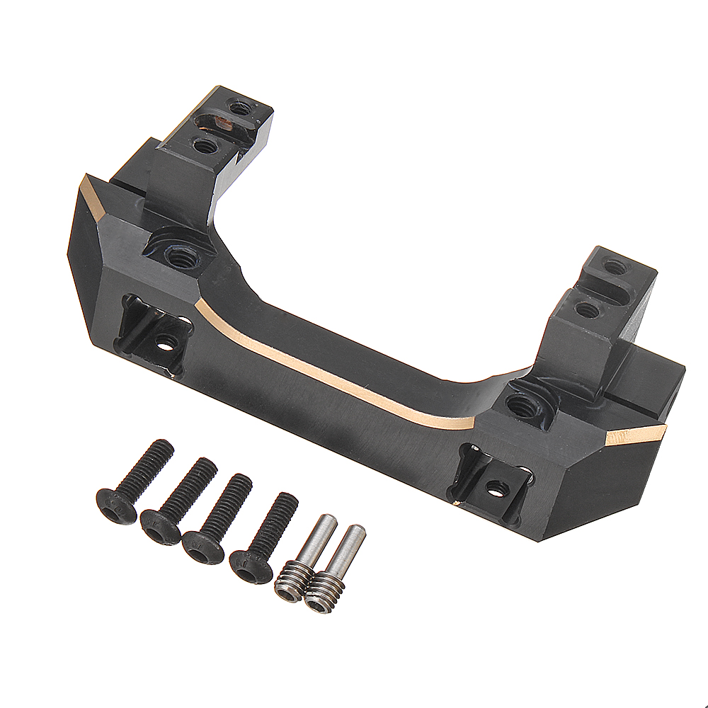 Front Copper Servo Bracket Holder Bumper Mount for 1/10 Crawler Traxxas TRX-4 Rc Car Parts