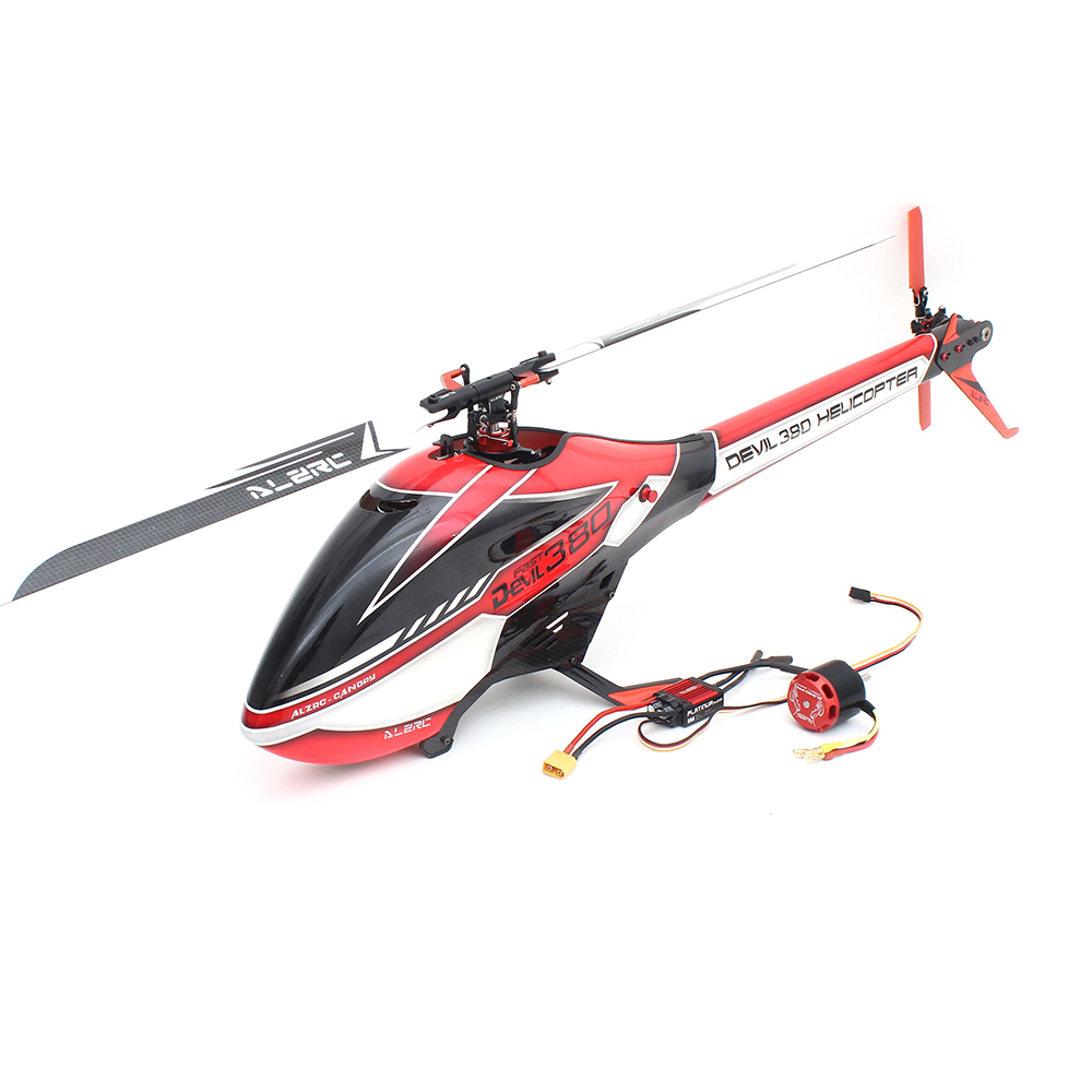 ALZRC Devil 380 FAST FBL 6CH 3D Flying RC Helicopter Standard Combo With 3120 Pro Brushless Motor 60A V4 ESC