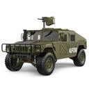 HG P408 1/10 2.4G 4WD 16CH 30km/h RC Model Car U.S.4X4 Military Vehicle Truck without Battery Charger