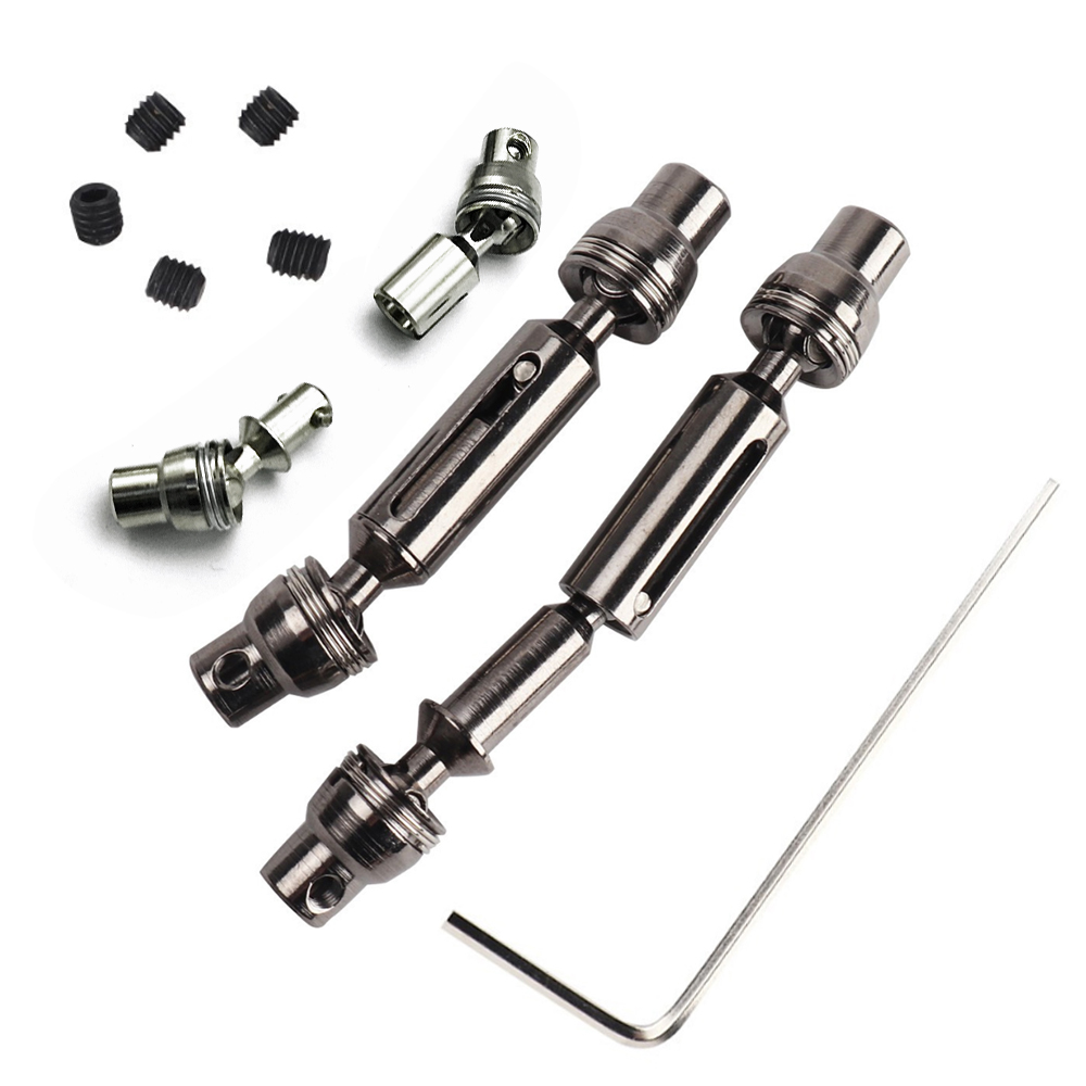 Transmission Drive Shaft 6x6 For WPL B14 B24 B16 B36 JJRC Q60 RC Car Parts Silver