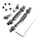 Transmission Drive Shaft 6x6 For WPL B14 B24 B16 B36 JJRC Q60 RC Car Parts Silver