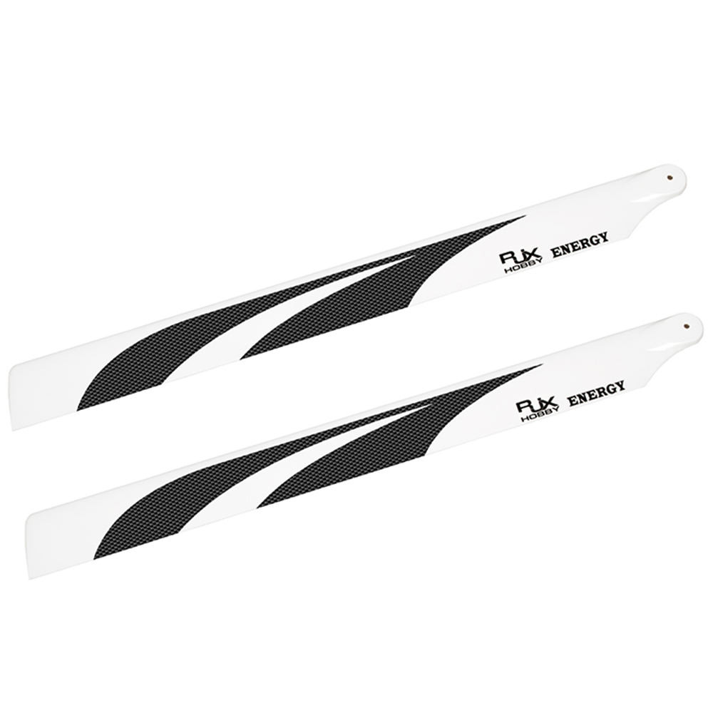 1Piar RJX 325 / 360 / 430 / 520 / 550 / 600 / 690mm Carbon Fiber Main Blade For RC Helicopter