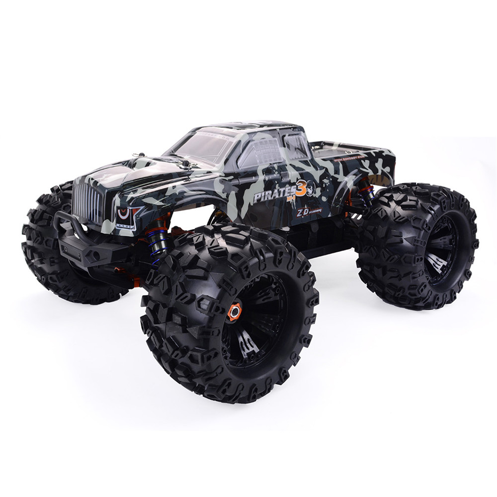 ZD Racing Camouflage MT8 Pirates3 Vehicle 1/8 2.4G 4WD 90km/h 120A ESC Brushless RC Car RTR Model