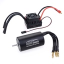 Surpass Hobby 3660 Waterproof 4Pole/C3.175mm Unsensed Brushless RC Car Motor+60A ESC For 1/8/10 Vehicle Models 