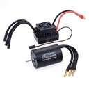 Surpass Hobby 3650 Waterproof 4Pole/C3.175mm Unsensed Brushless RC Car Motor+60A ESC For 1/8/10 Vehicle Models