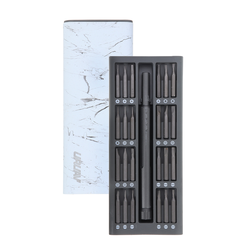 URUAV UPL02 48 in 1 Multi-purpose Precision Screwdriver Set S2 Steel Repair Tools For RC Vehicles Robot Aircraft Model 