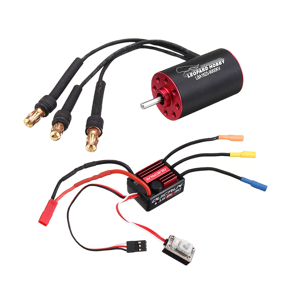 1625 Brushless Motor+30A ESC For 1/16 1/18 RV Off Road Big Foot RC Car Parts