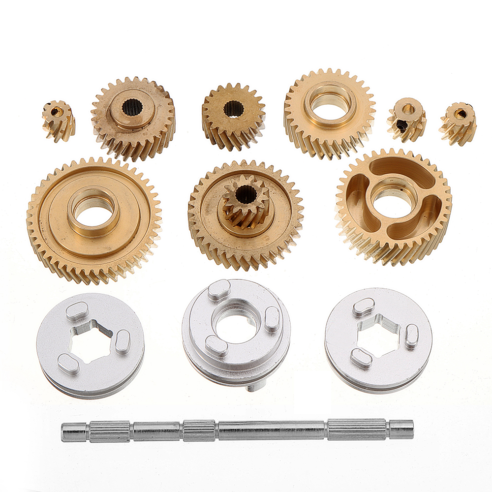 Metal Helical Gear Set for RC Tamiya 1/14 DIY Tractor Truck Gear Case Car Spare Parts
