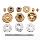 Metal Helical Gear Set for RC Tamiya 1/14 DIY Tractor Truck Gear Case Car Spare Parts