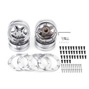 4PCS 1.9 Inch Aluminum Alloy Wheel Hub for 1/10 TRX4 SCX10 D90 RC Crawler Car Parts