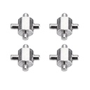 Mini RC Car Square Shaft Coupler For URUAV 1/24 4WD 2.4G Mini Crawler Model Vehicle Parts