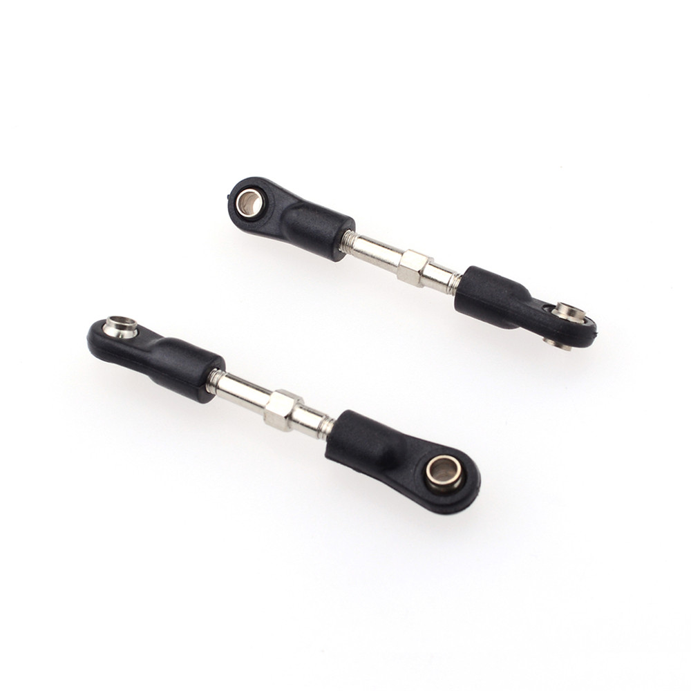 2PCS ZD Racing 6050 Steering Rod for MT-16 9051 9053 9055 1/16 RC Car Vehicles Model Spare Parts