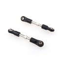 2PCS ZD Racing 6050 Steering Rod for MT-16 9051 9053 9055 1/16 RC Car Vehicles Model Spare Parts