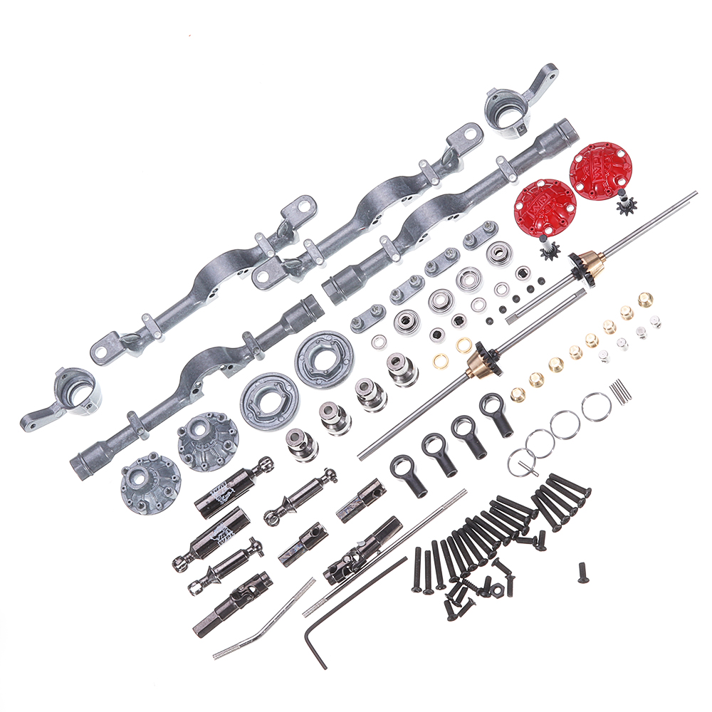 RBR/C Differential Metal OP Parts For 1/16 WPL JJRC All Model Vehicle RC Car Parts