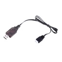 HS 7.4V 2S Li-ion Battery Charger USB Charging Cable for 18301 18302 18311 18312 1/18 RC Car Parts