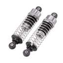2PCS Upgraded Aluminum Capped Oil Filled Shock Absorber Damper for HBX 16889 1602 1/16 RC Car Parts M16100A