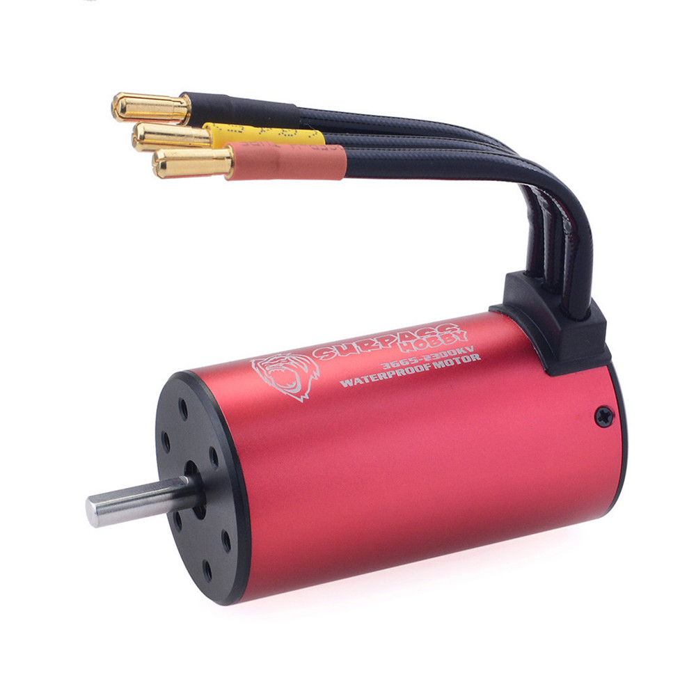 Surpass Hobby 3665 5.0mm 2000KV 2300KV 2900KV 3500KV Brushless Waterproof RC Car Motor For 2s/3s 1/10 Vehicle Models Parts