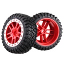 2PCS Remo Hobby RP2046 Tires Wheel Rims for 1021 1025 8025 8051 8055 8081 8085 RC Car 