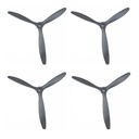 4PCS QTmodel 1060 10x6 inch Efficient 3 Leaf Blade Propeller for RC Airplane