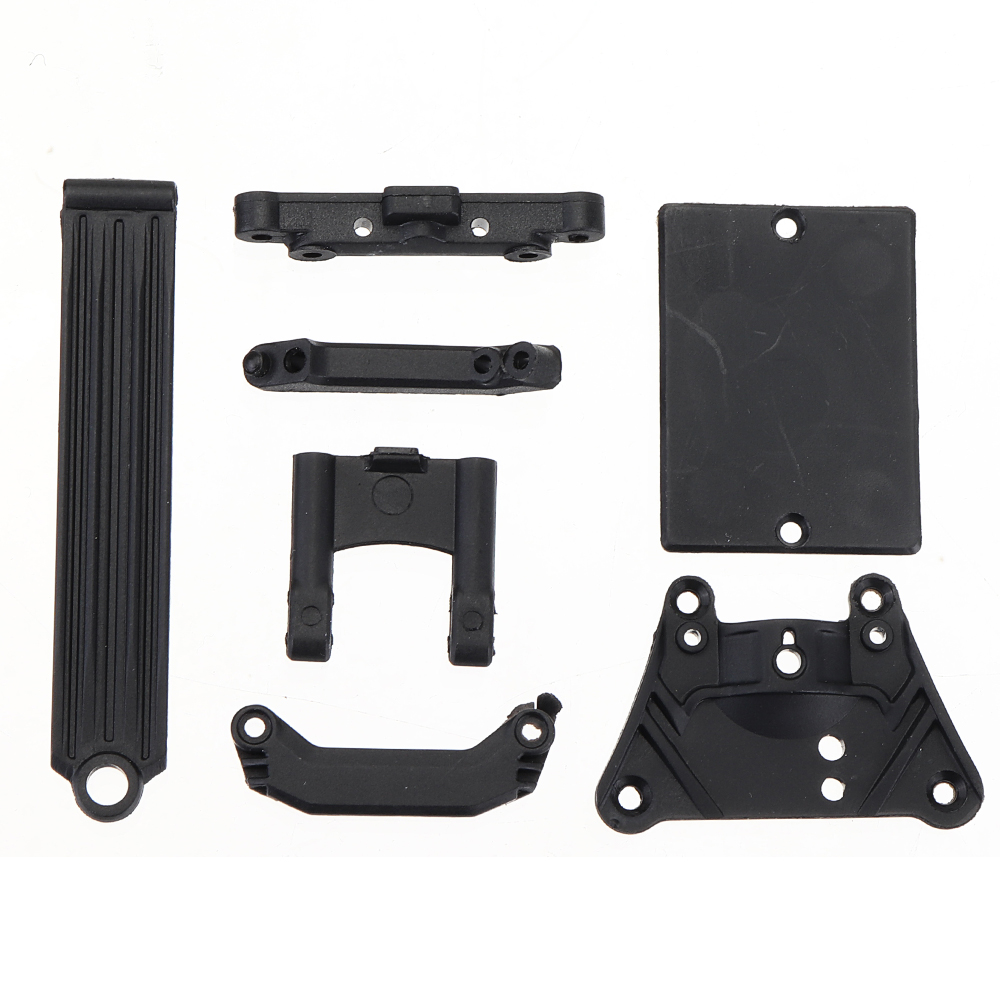 18101 Front Top Plate+Servo Guard+Suspension Brace For HBX 18859E 1/18 4WD Off Road Electric Powered Crawler RC Car Parts