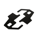 2PCS OMPHOBBY M2 V1 RC Helicopter Parts Carbon Fiber Main Frame Upper Board