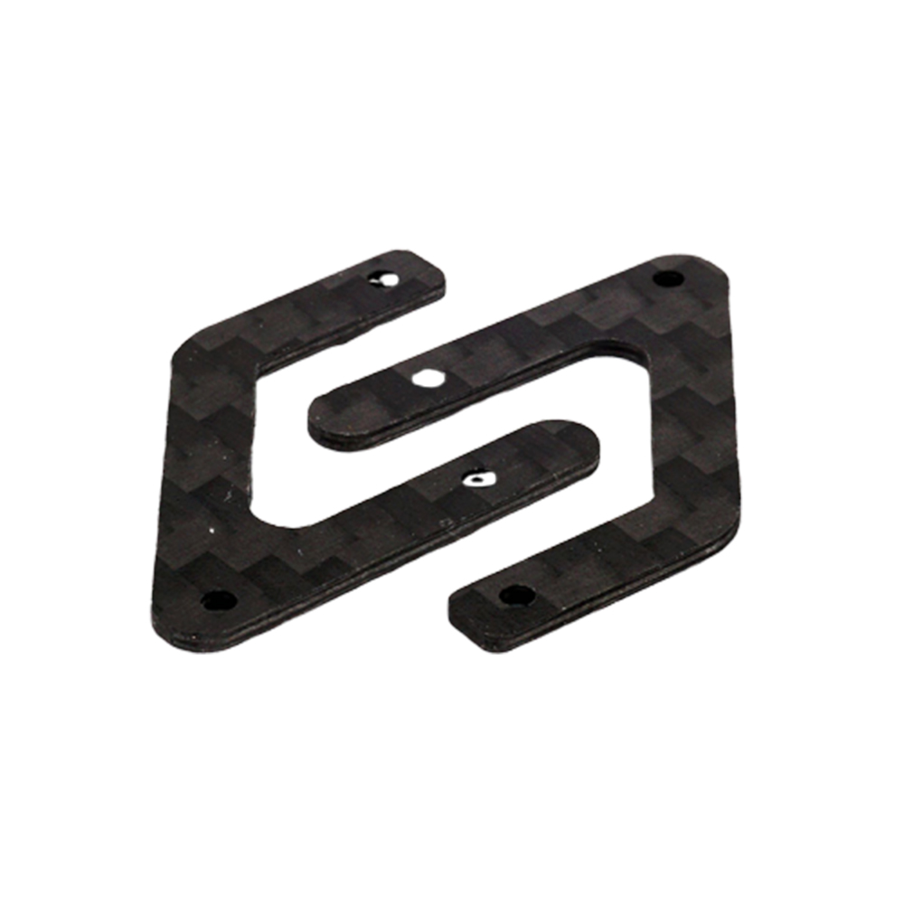 2PCS OMPHOBBY M2 V1 RC Helicopter Parts Carbon Fiber Main Frame Rear Bracket Board