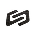 2PCS OMPHOBBY M2 V1 RC Helicopter Parts Carbon Fiber Main Frame Rear Bracket Board