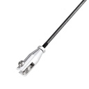 120/150/180/200/250/280mm Aluminum Alloy RC Airplane Push Rod