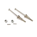 2PCS HBX M16105 Upgraded Metal Front CVD Drive Shaft + Pins+Lock Nut M4 for 16889 1/16 RC Car Vehicles Parts