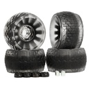 4PCS Flipsky Wheels Tire 120mm All Terrain Off-Road for Electric Skateboard Longboard